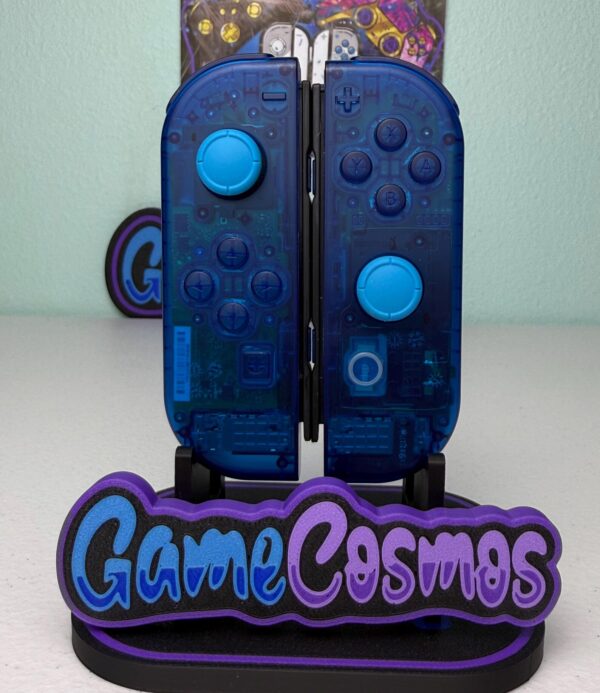 Transparent Clear Blue - Custom Joycons for the Nintend Switch - Image 2