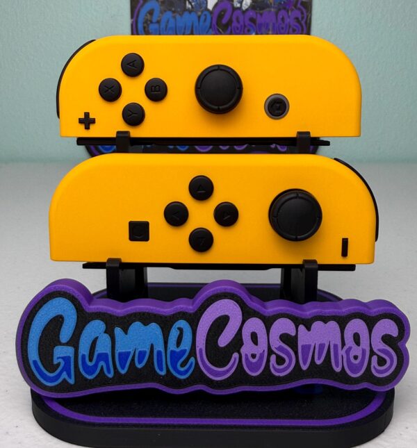 Soft Touch Caution Yellow - Black Accent - Custom Joycons for the Nintend Switch