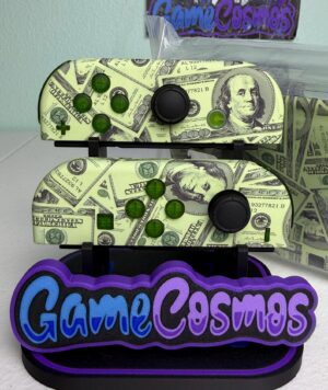 Big Money 100 dollar - Green Accents - Custom Joycons for the Nintend Switch