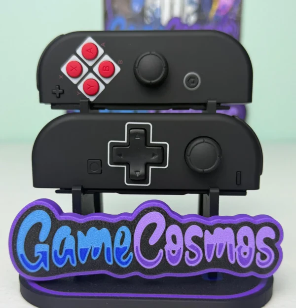 Retro NES Inspired - Black Accents - Custom Joycons for the Nintend Switch - Image 2