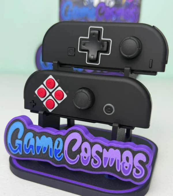 Retro NES Inspired - Black Accents - Custom Joycons for the Nintend Switch - Image 3