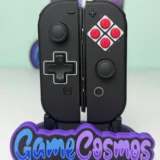 Retro NES Inspired - Black Accents - Custom Joycons for the Nintend Switch
