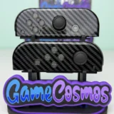 Carbon Fiber Style W/ Glossy Finish - Custom Nintendo Switch Joycons