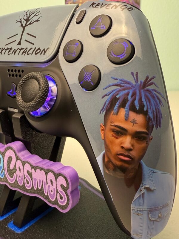XXXTentacion Music Artist - RGB LED - Custom Wireless Controller for PS5 Or PC - Image 3