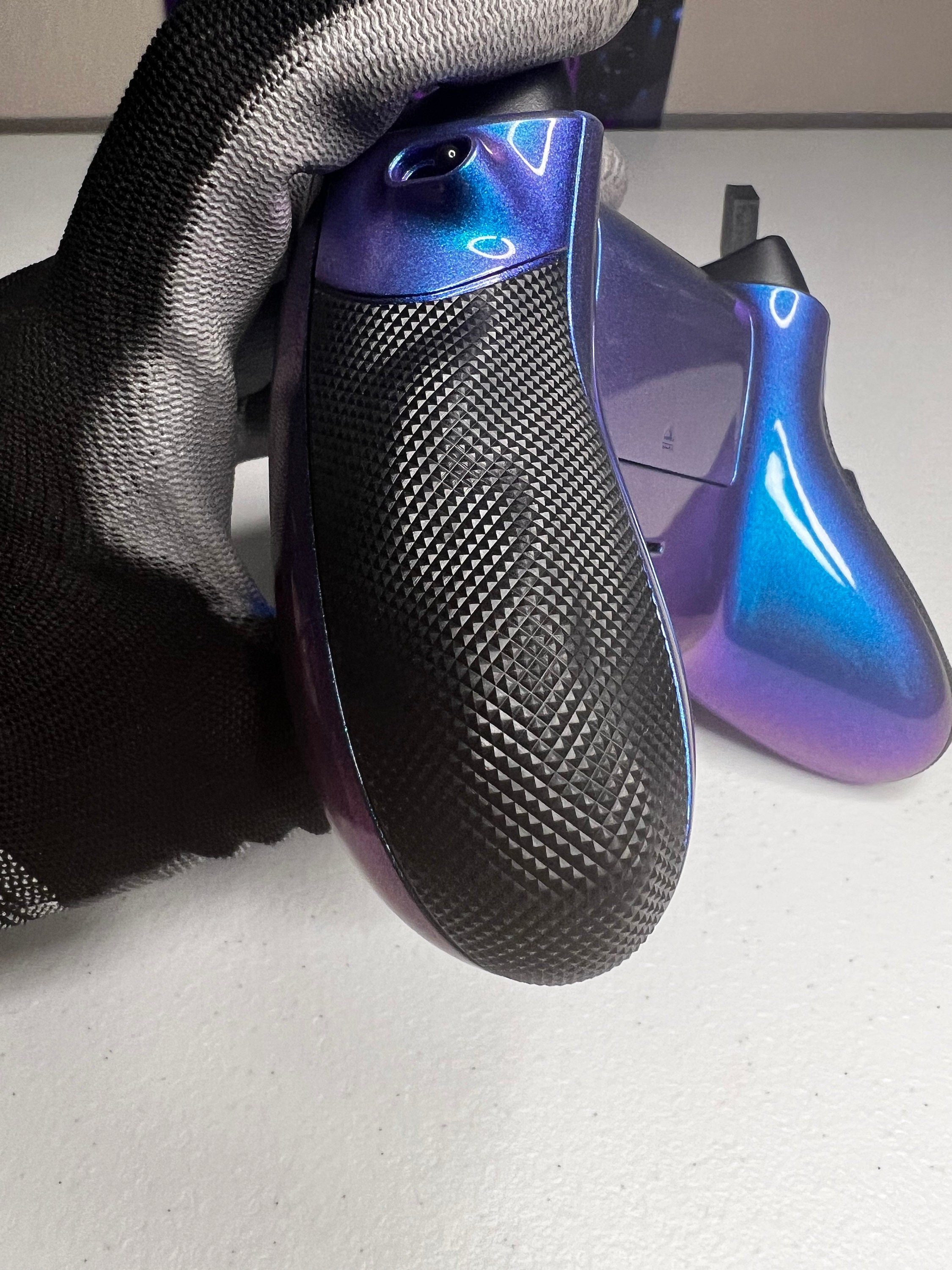 Two-Tone Chameleon Blue - RGB LED - Custom Wireless Controller for Xbox Or PC - Image 4