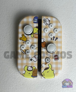 Cute Cartoon Theme - Honey Yellow Pastel White - Custom Joycons for the Nintend Switch