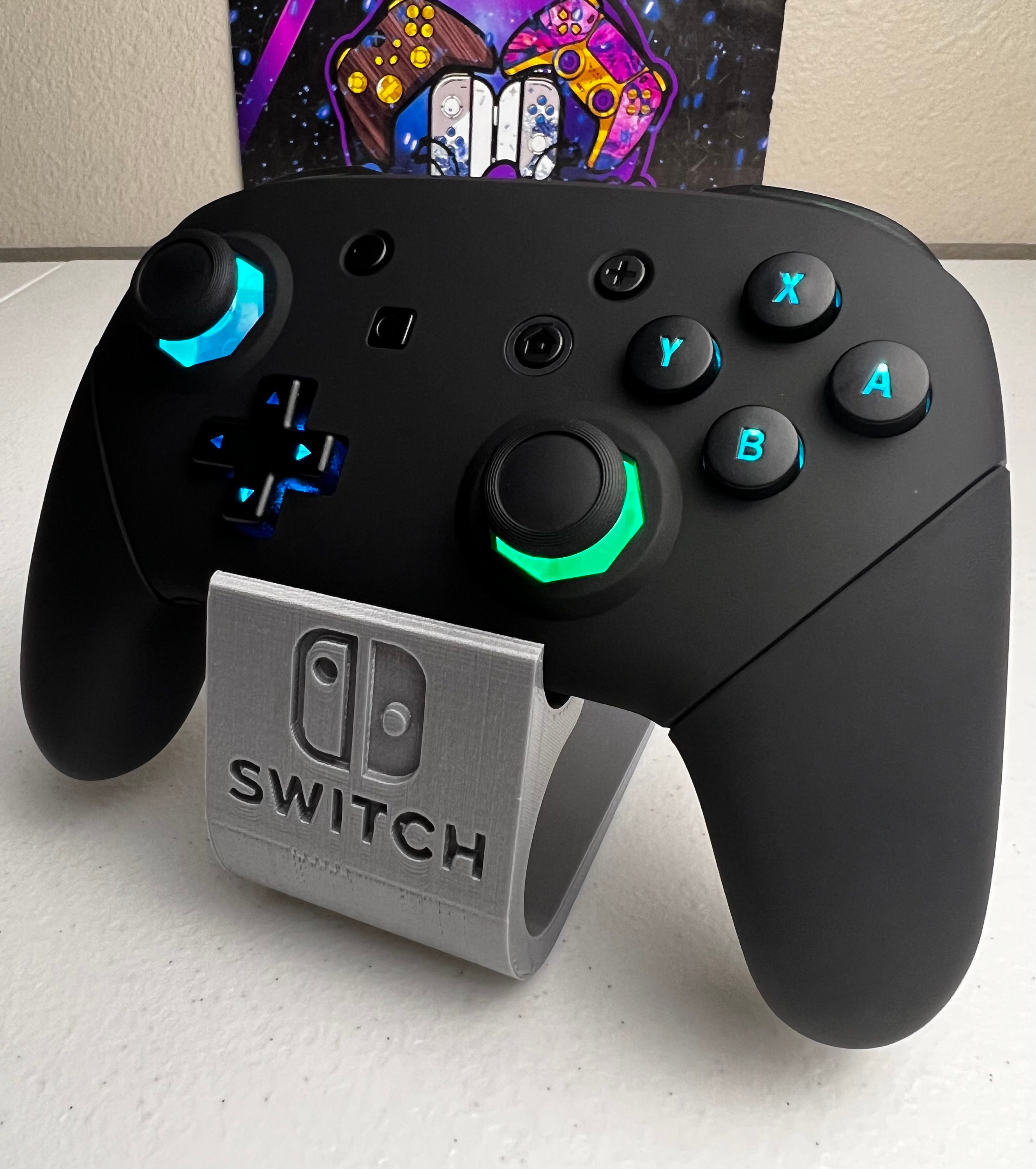 Soft Touch Black - RGB LED - Gated Sticks - Custom Pro Controller for The Switch Or PC - Image 4