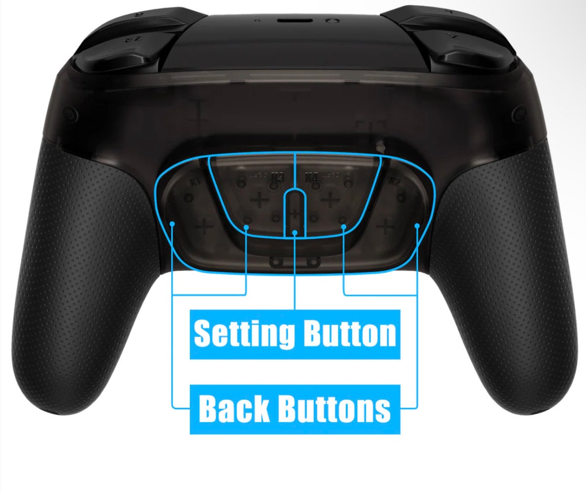 Zelda TOTK - RGB LeD - Glow in the Dark - Custom Pro Controller for The Switch or PC - Image 6