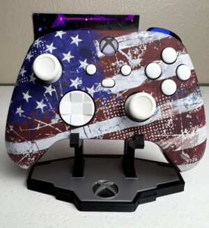 LASTONENORESTOCk- United States Flag - Custom Wireless Controller for Xbox Or PC