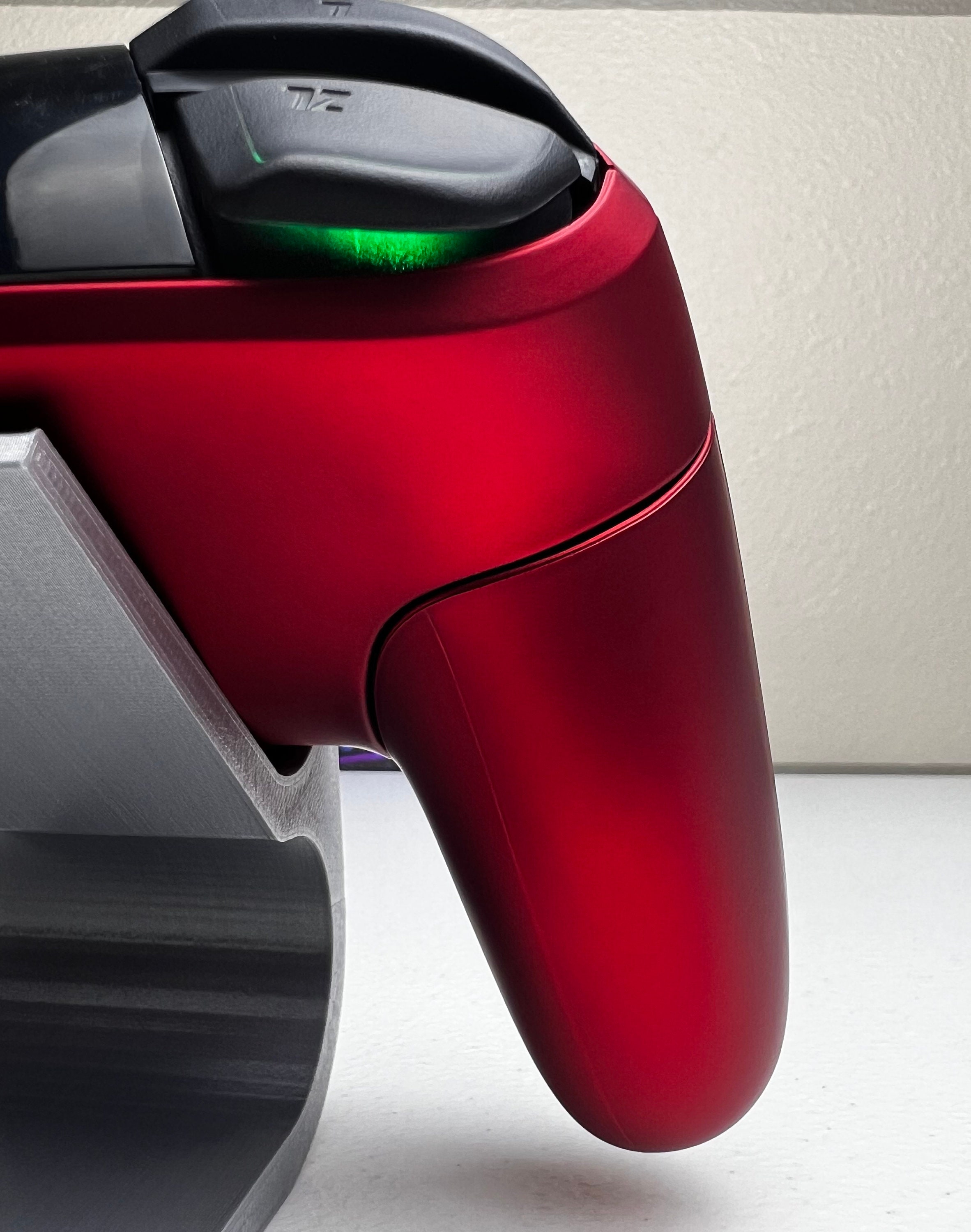 Soft Touch Scarlet Red - RGB LED - Gated Sticks - Custom Pro Controller for The Switch Or PC - Image 5