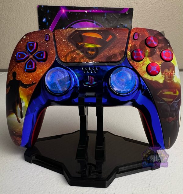 S Tier Super Hero Theme - RGB LED - Custom Wireless Controller for PS5 ...