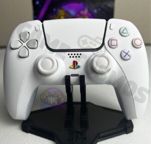 Custom Retro PS Theme - Original White - Custom Wireless Controller for PS5 Or PC