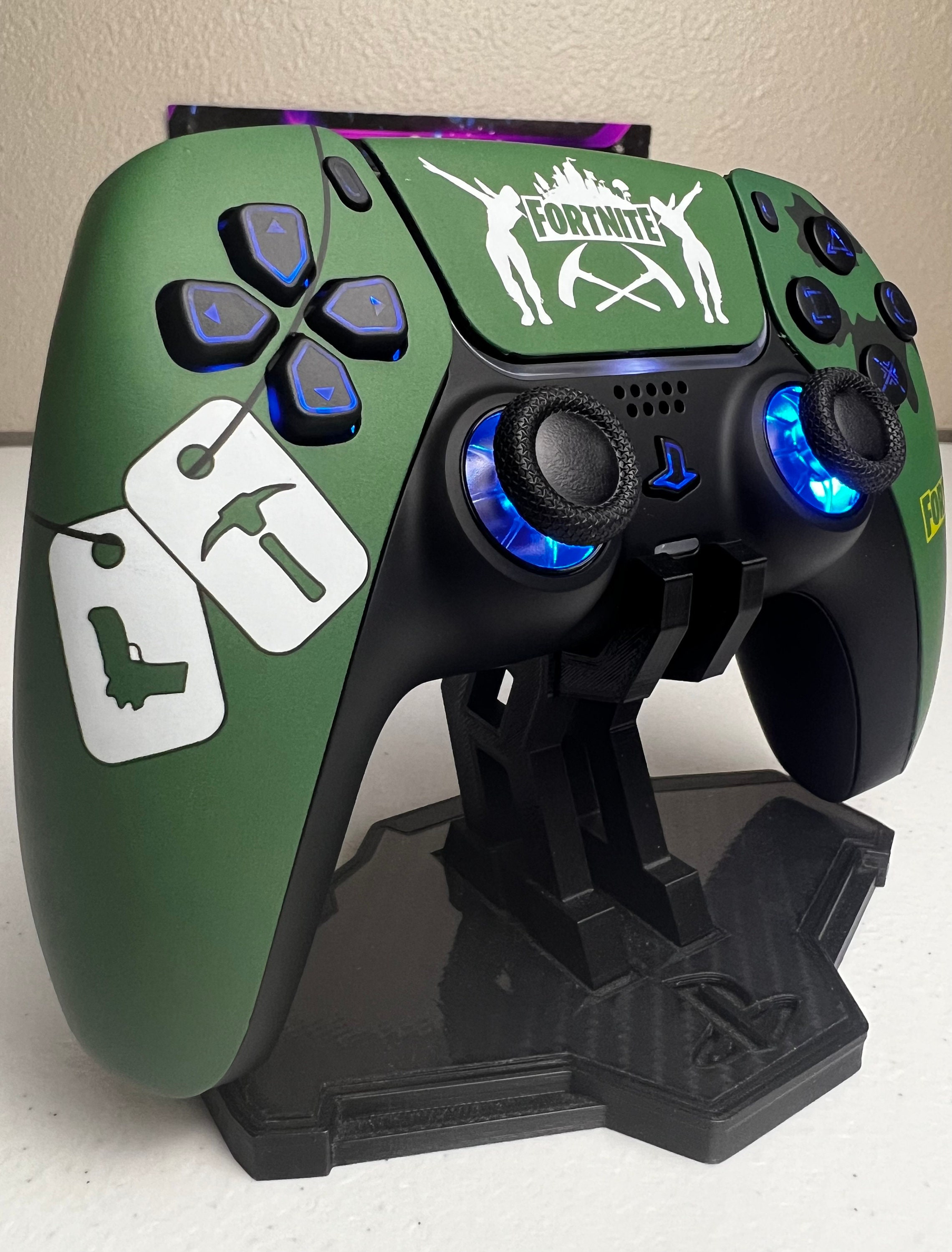Glow In The Dark - RGB LED - Custom Wireless Controller for PS5 Or PC - Image 3