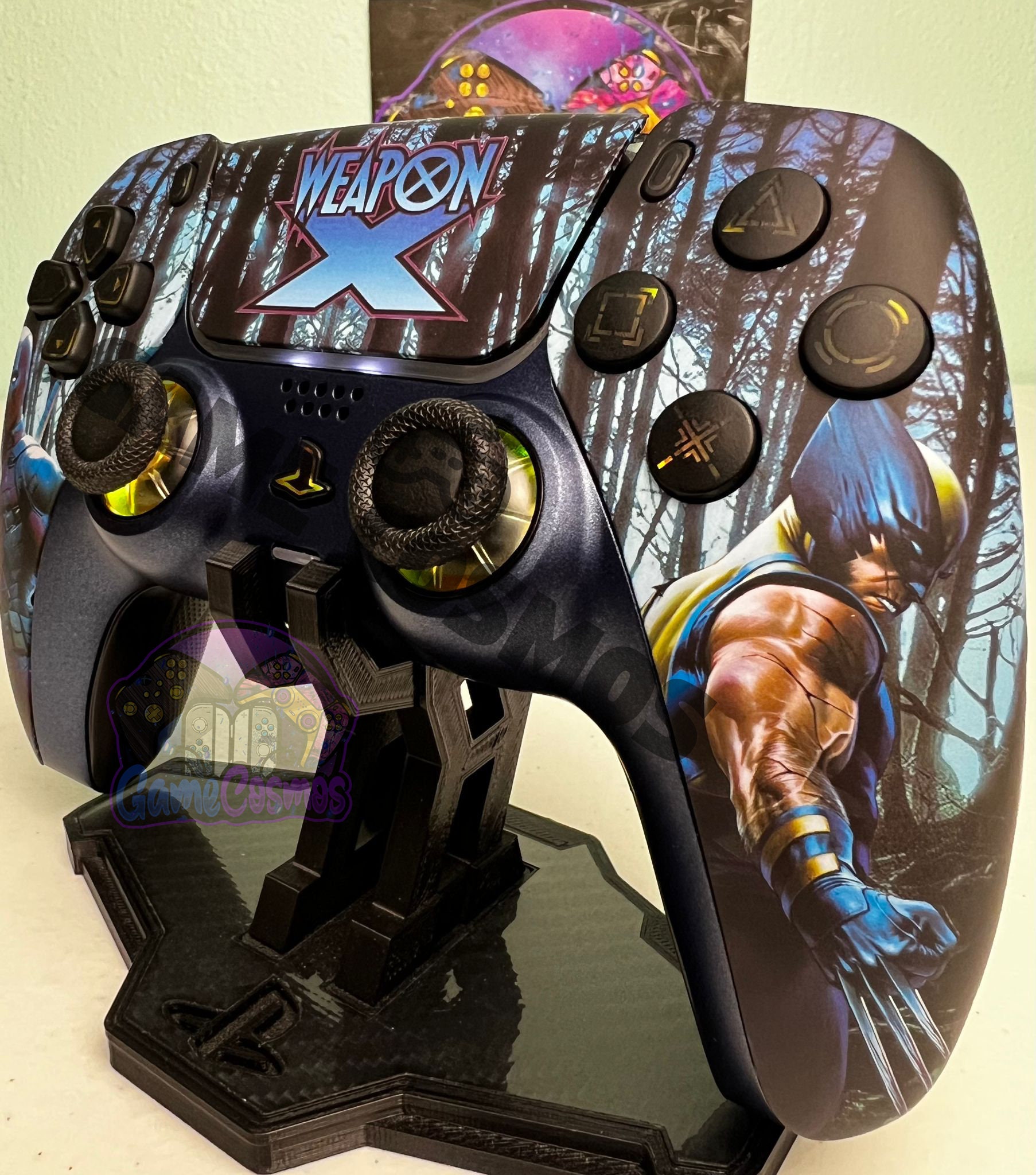 Comic Book Mutant Team - RGB LED - Custom Wireless Controller For PS5 Or PC - Image 3