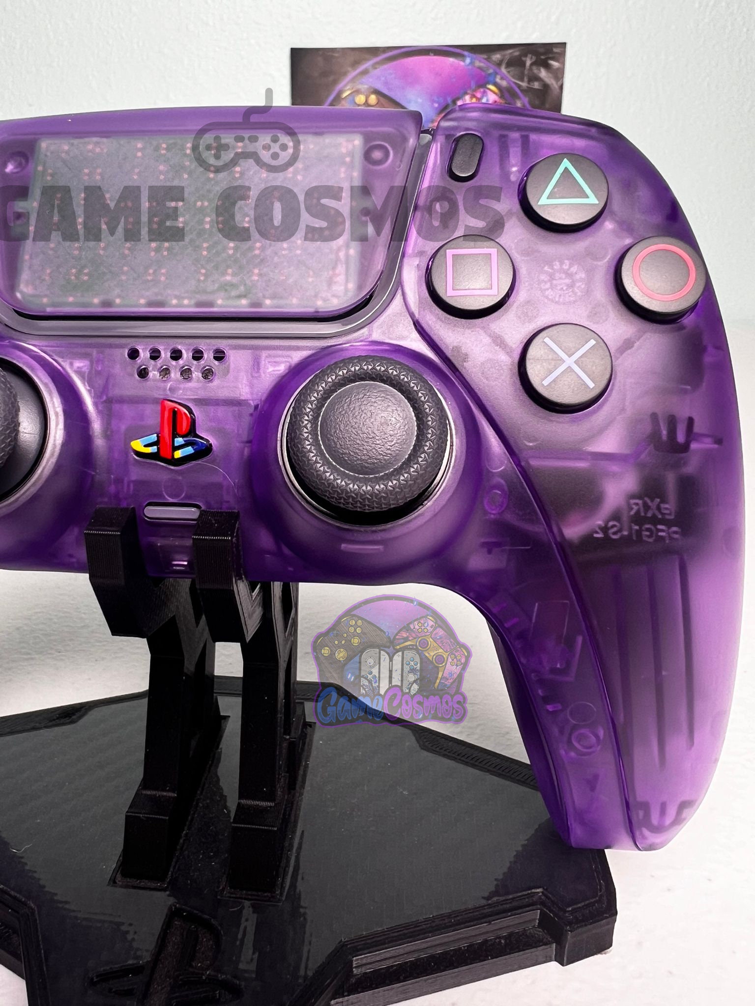 Custom Retro PS2 Theme - Atomic Purple - Custom Wireless Controller for PS5 Or PC - Image 4