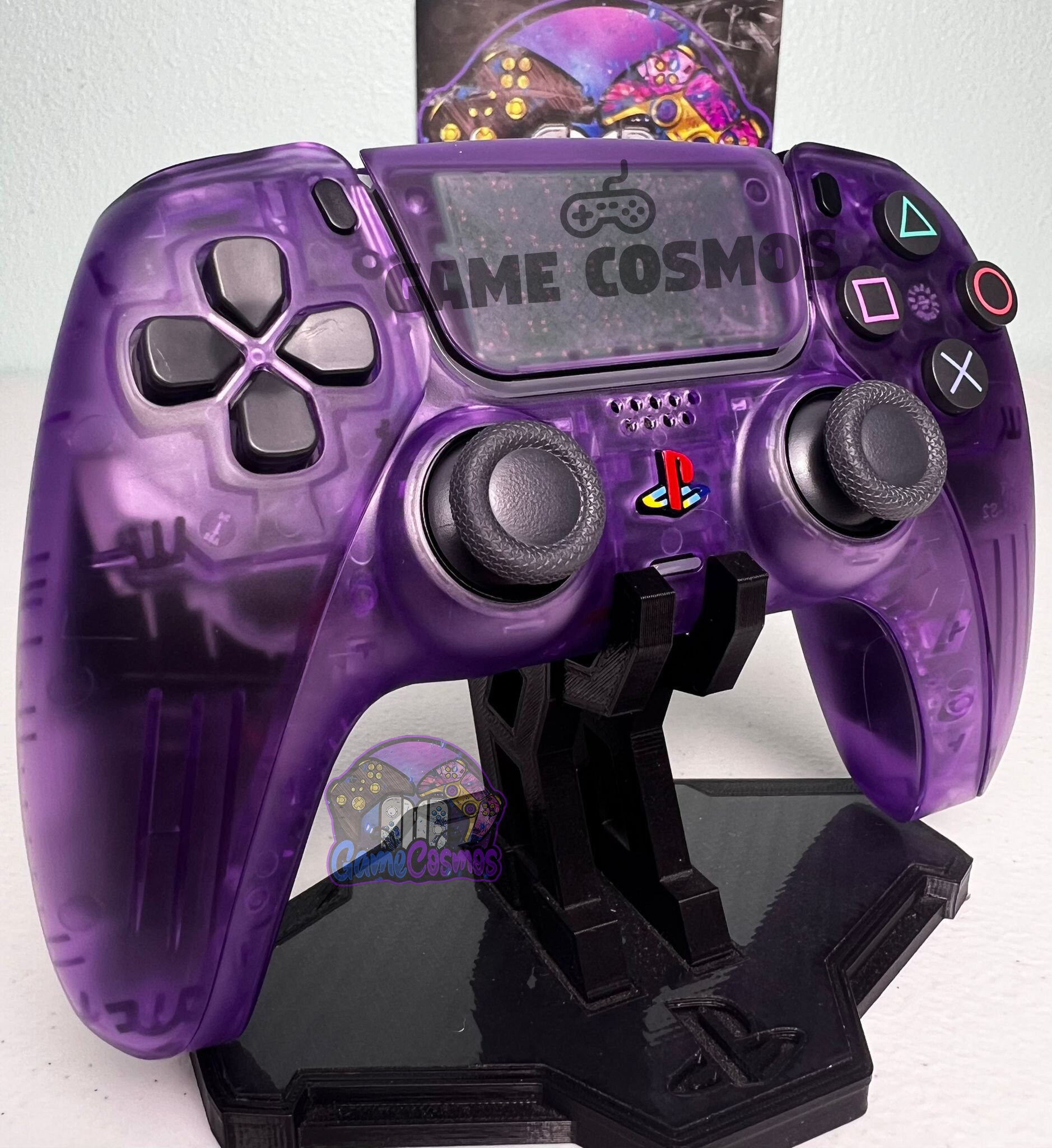 Custom Retro PS2 Theme - Atomic Purple - Custom Wireless Controller for PS5 Or PC - Image 3