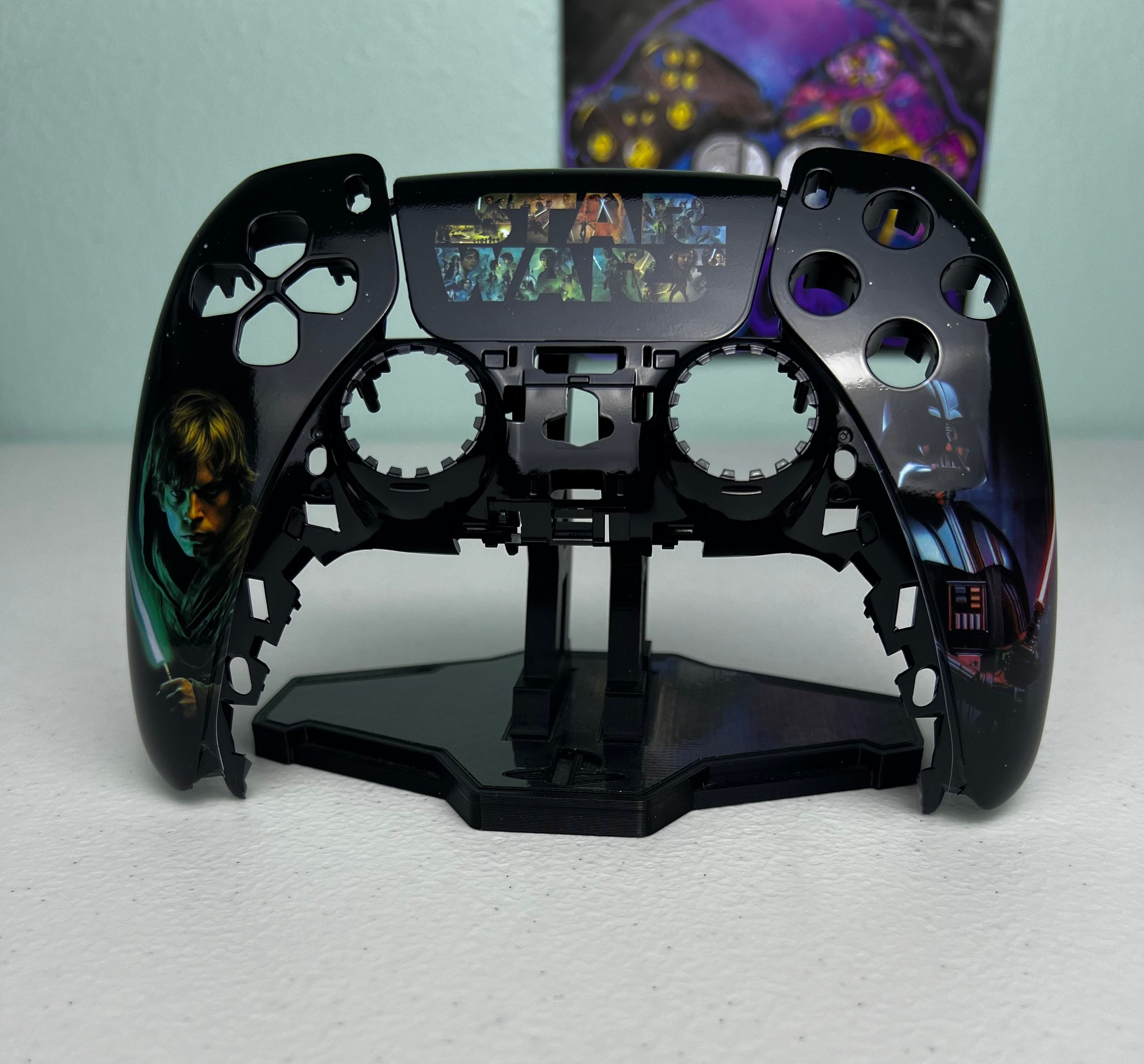 Science Fiction - Stars and Space - RGB LED - Custom Wireless Controller for PS5 Or PC - Image 8