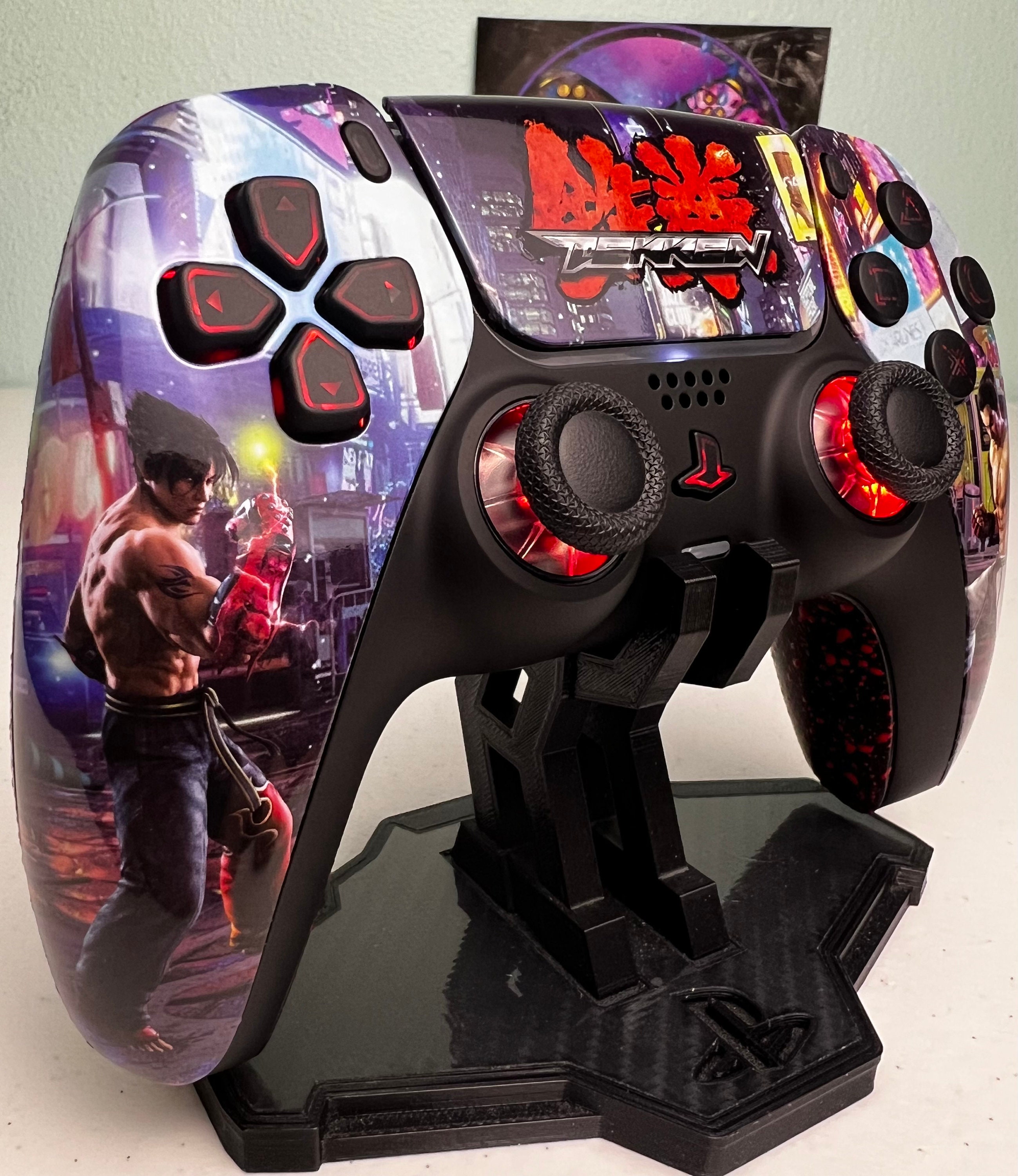 Classic Arcade Fighter - Iron Fist - RGB LED - Custom Wireless Controller for PS5 Or PC - Image 2