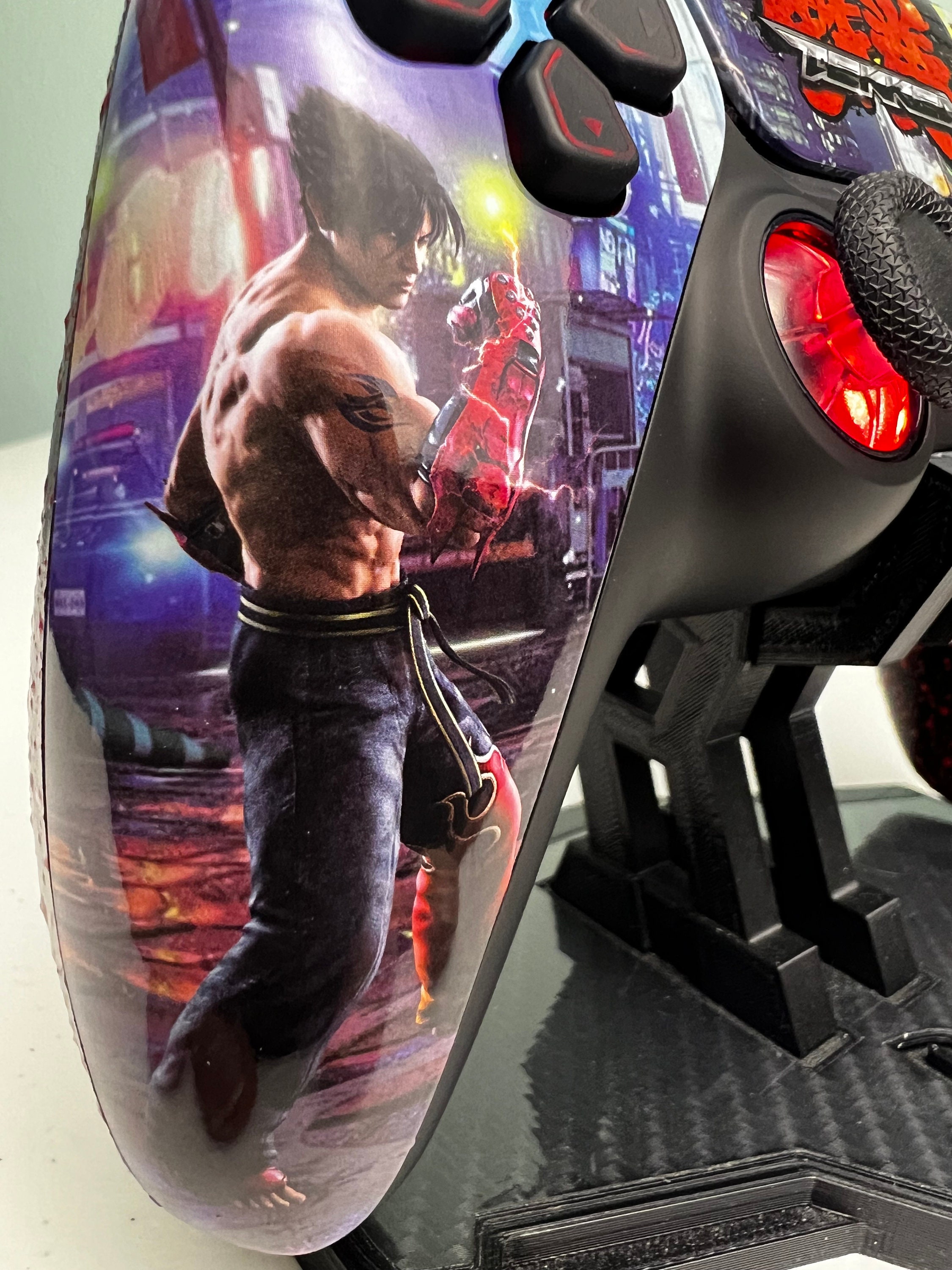 Classic Arcade Fighter - Iron Fist - RGB LED - Custom Wireless Controller for PS5 Or PC - Image 5