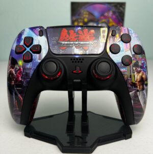 Classic Arcade Fighter - Iron Fist - RGB LED - Custom Wireless Controller for PS5 Or PC