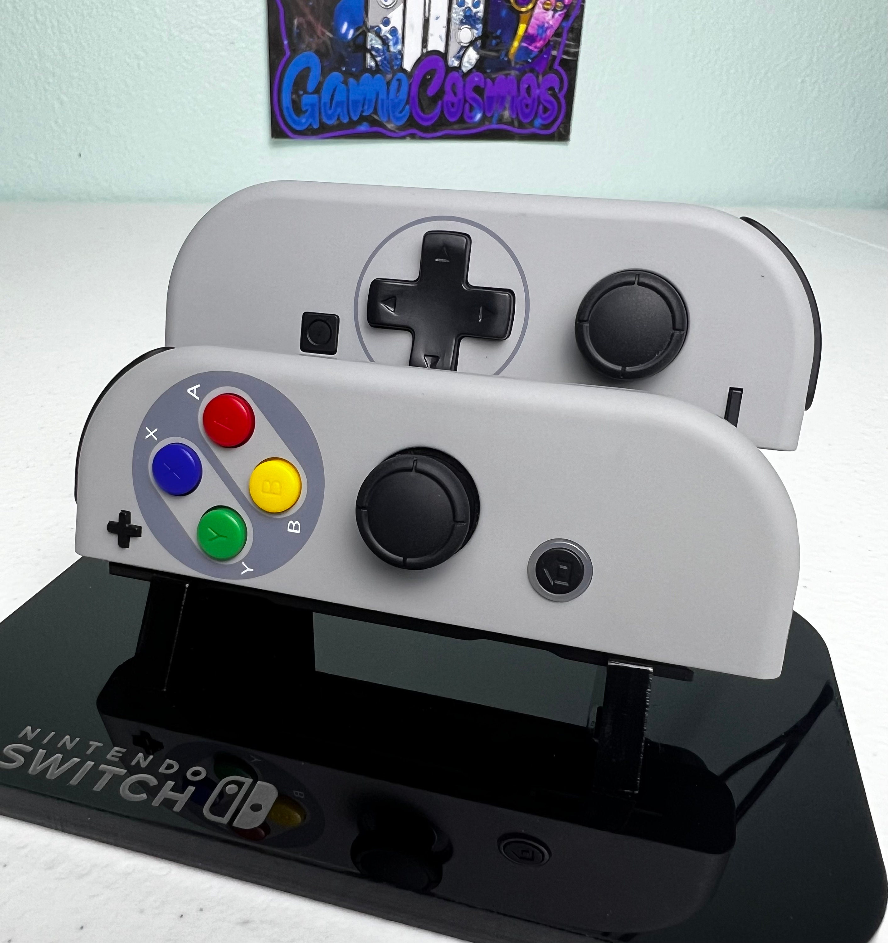 Retro SNES Inspired - EU Famicom - Custom Joycons for the Nintend Switch - Image 4
