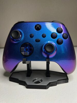 Two-Tone Chameleon Blue - RGB LED - Custom Wireless Controller for Xbox Or PC