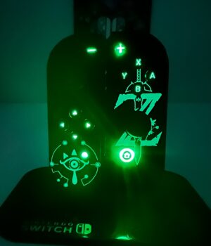 Zelda Theme - Glow in the Dark - RGB LED - Custom Joycons for the Nintend Switch