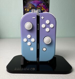 Two-tone Pastel - Violet & Baby Blue - Custom Joycons for the Nintend Switch