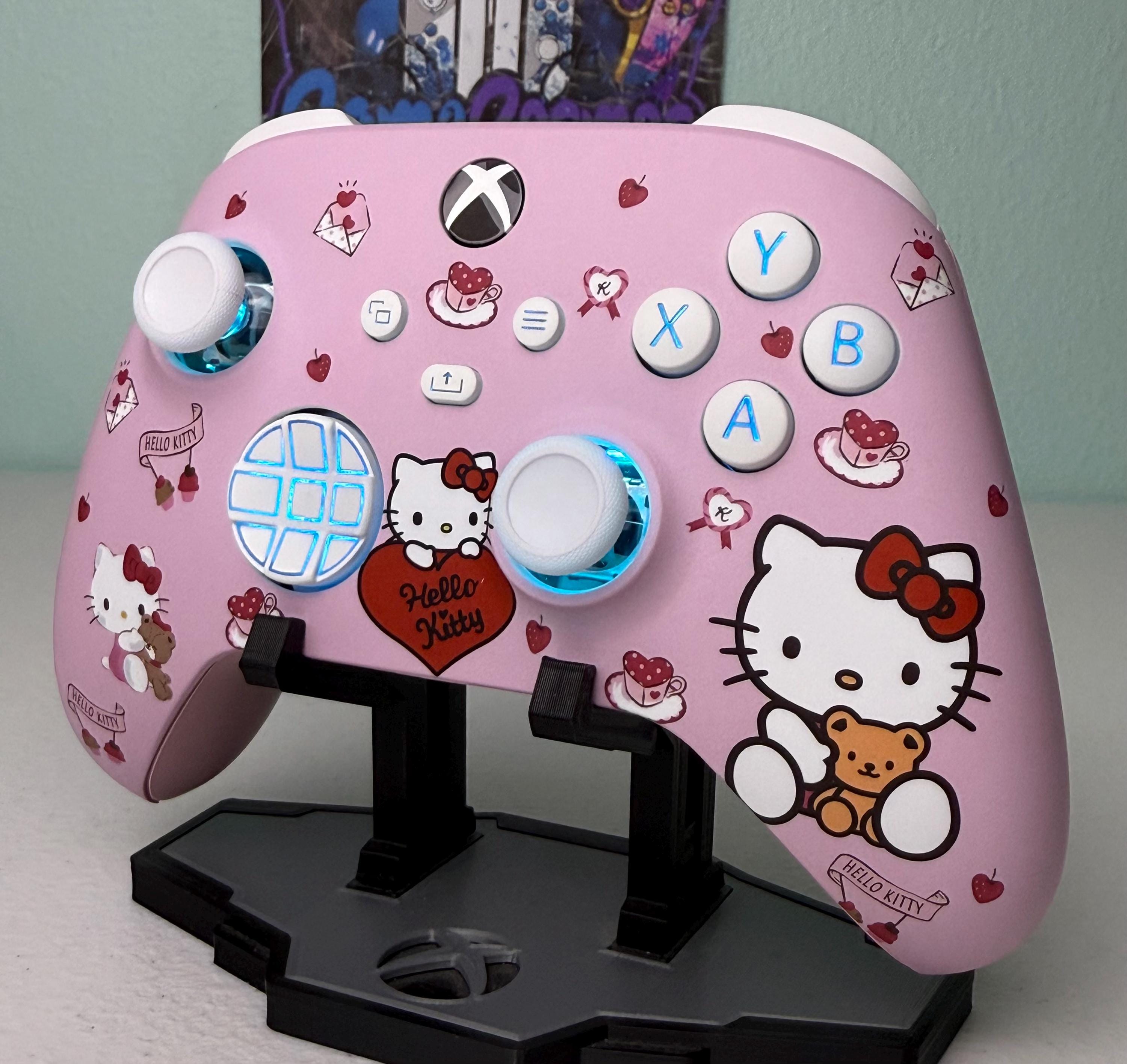 Cute Cartoon Kitty - RGB LED - Custom Wireless Controller for Xbox or PC - Image 2