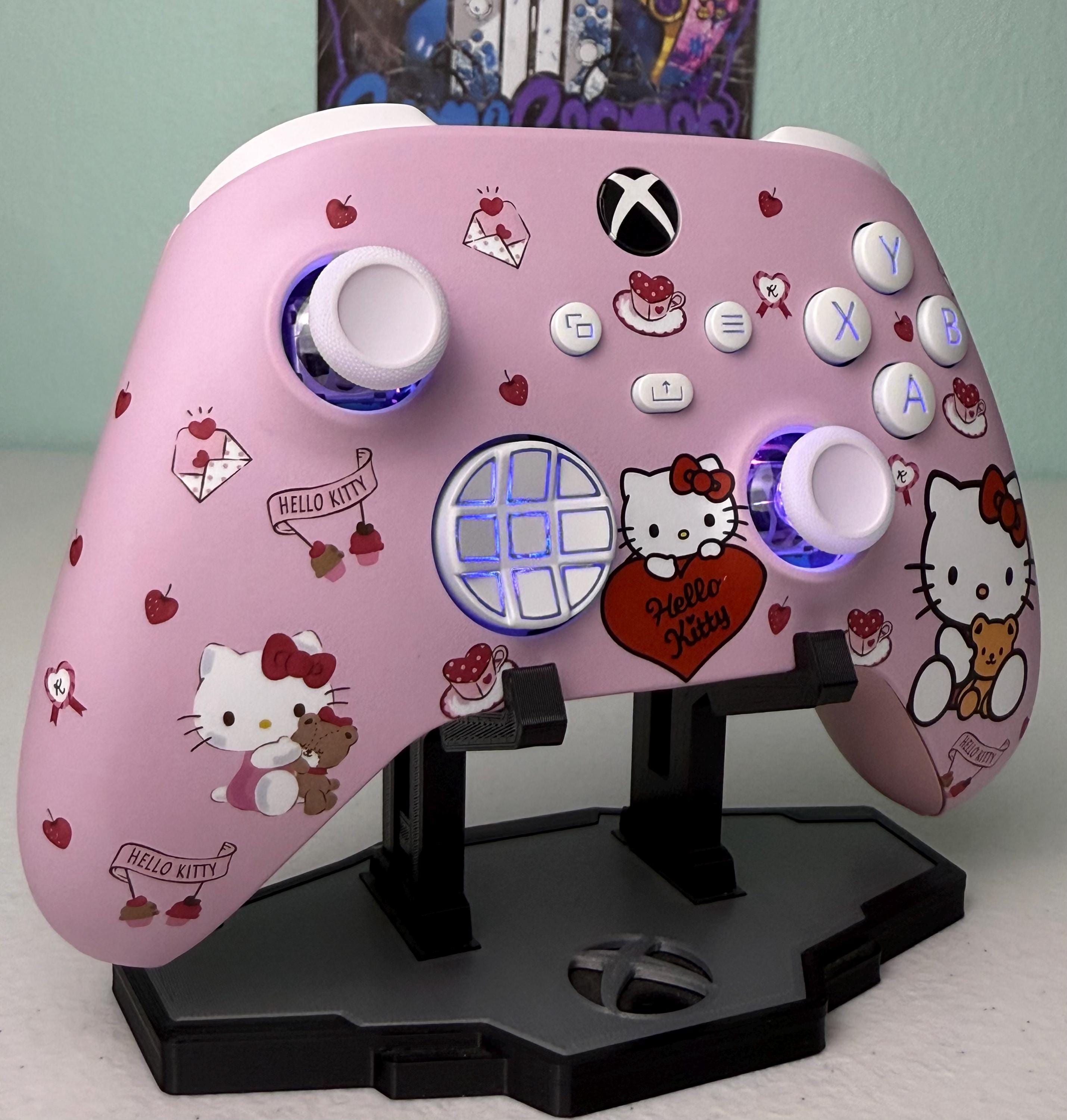 Cute Cartoon Kitty - RGB LED - Custom Wireless Controller for Xbox or PC - Image 3