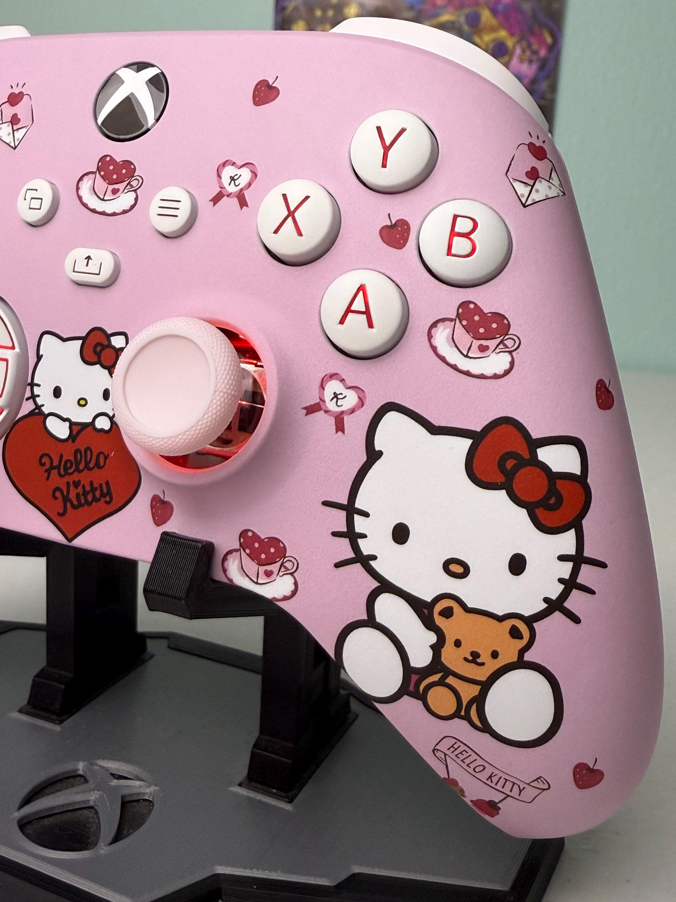 Cute Cartoon Kitty - RGB LED - Custom Wireless Controller for Xbox or PC - Image 4