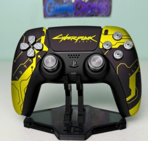 Cyber Punk - Real Metal - Soft Touch - Custom Wireless Controller for PS5 Or PC