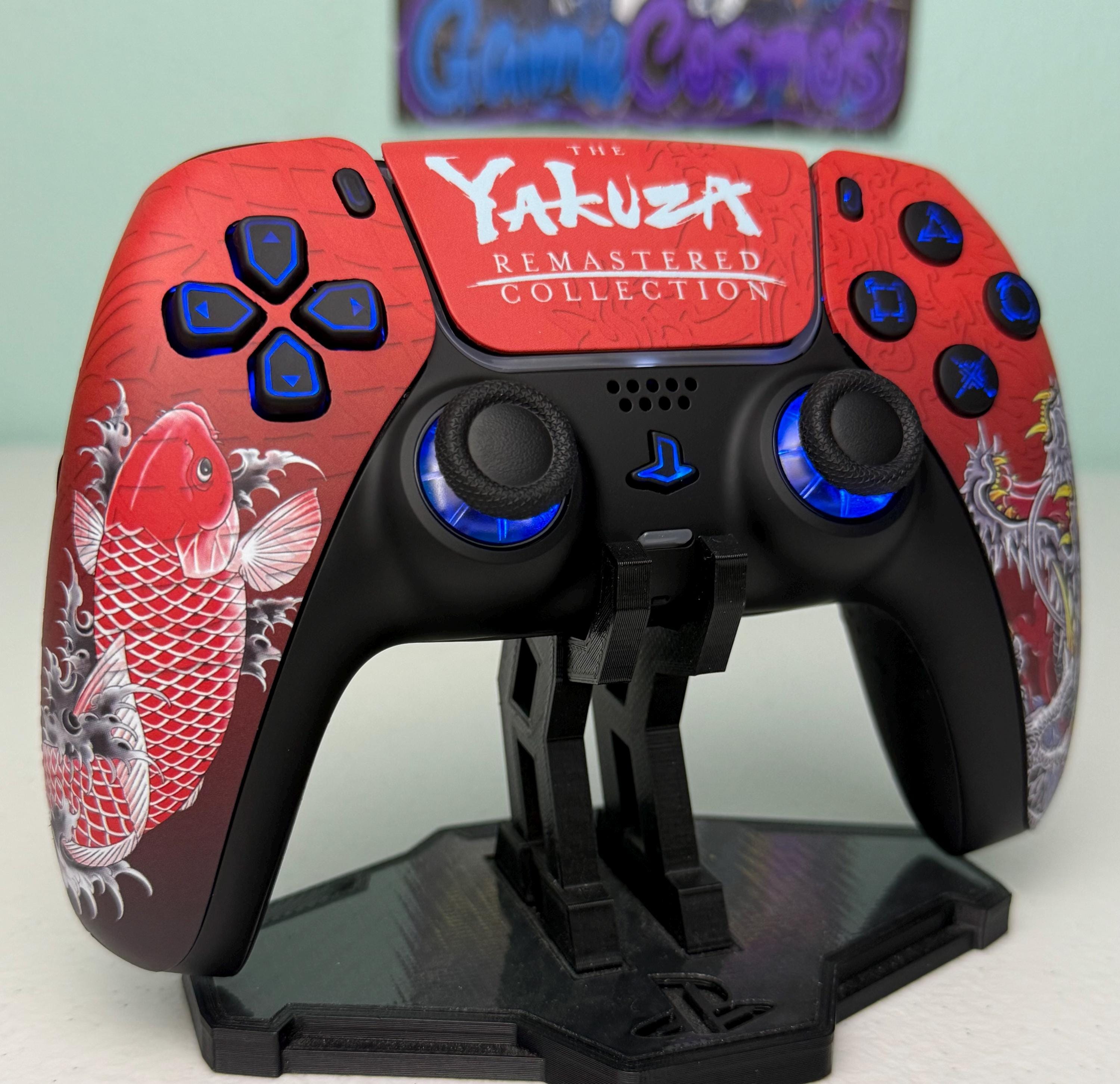 Japanese Yakuza Gang - RGB LED - Custom Wireless Controller for PS5 Or PC - Image 3