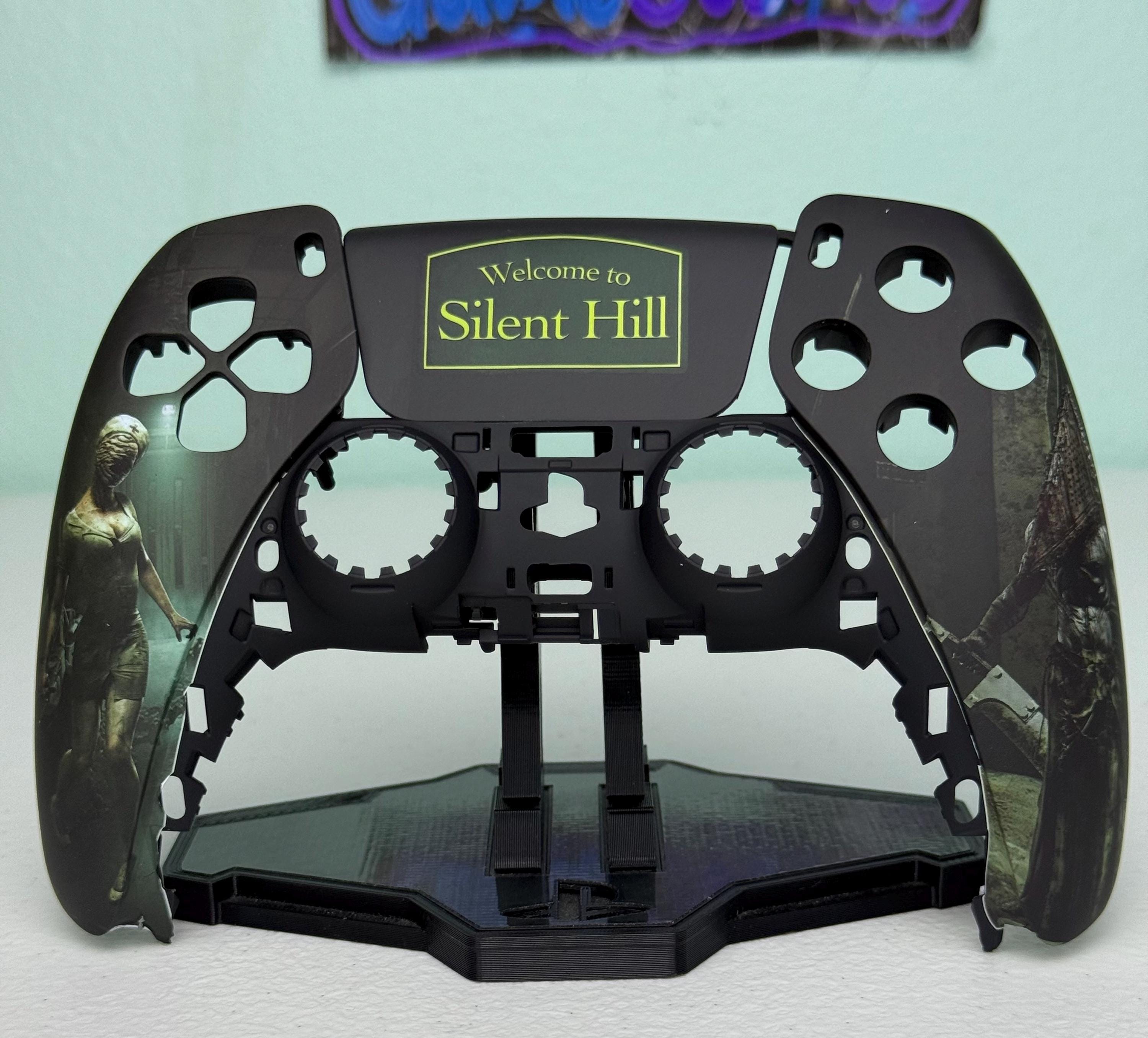 Silent Horror - Real Metal - Soft Touch - Custom Wireless Controller for PS5 Or PC - Image 7