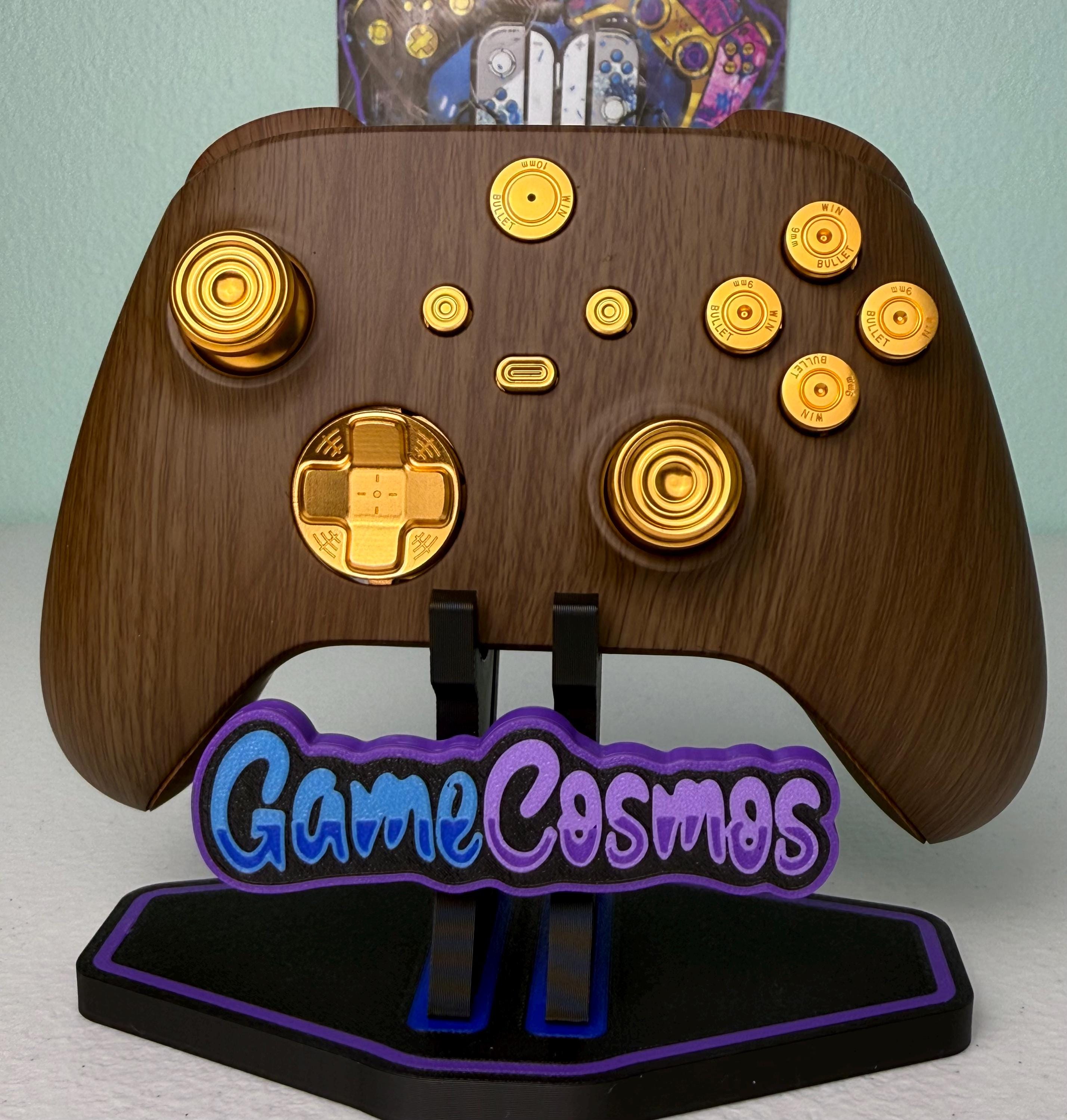 Soft touch Woodgrain - Real Metal - Custom Wireless Controller for Xbox Or PC