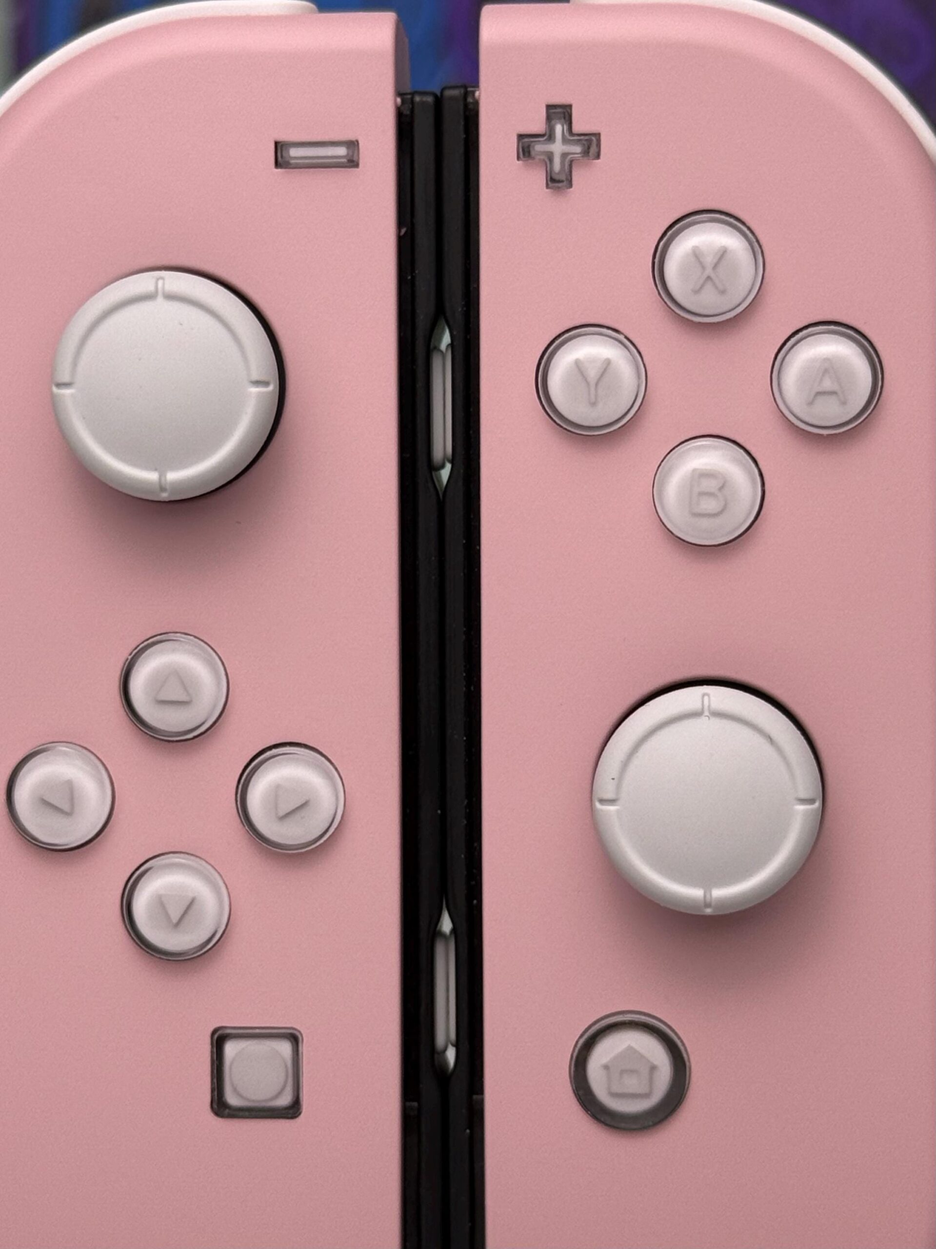 Sakura Pink + White Jelly Buttons - Custom Joycons for the Nintend Switch - Image 3