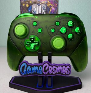 Clear Green - Chrome Green Accents - Wireless Pro Controller for The Switch Or PC