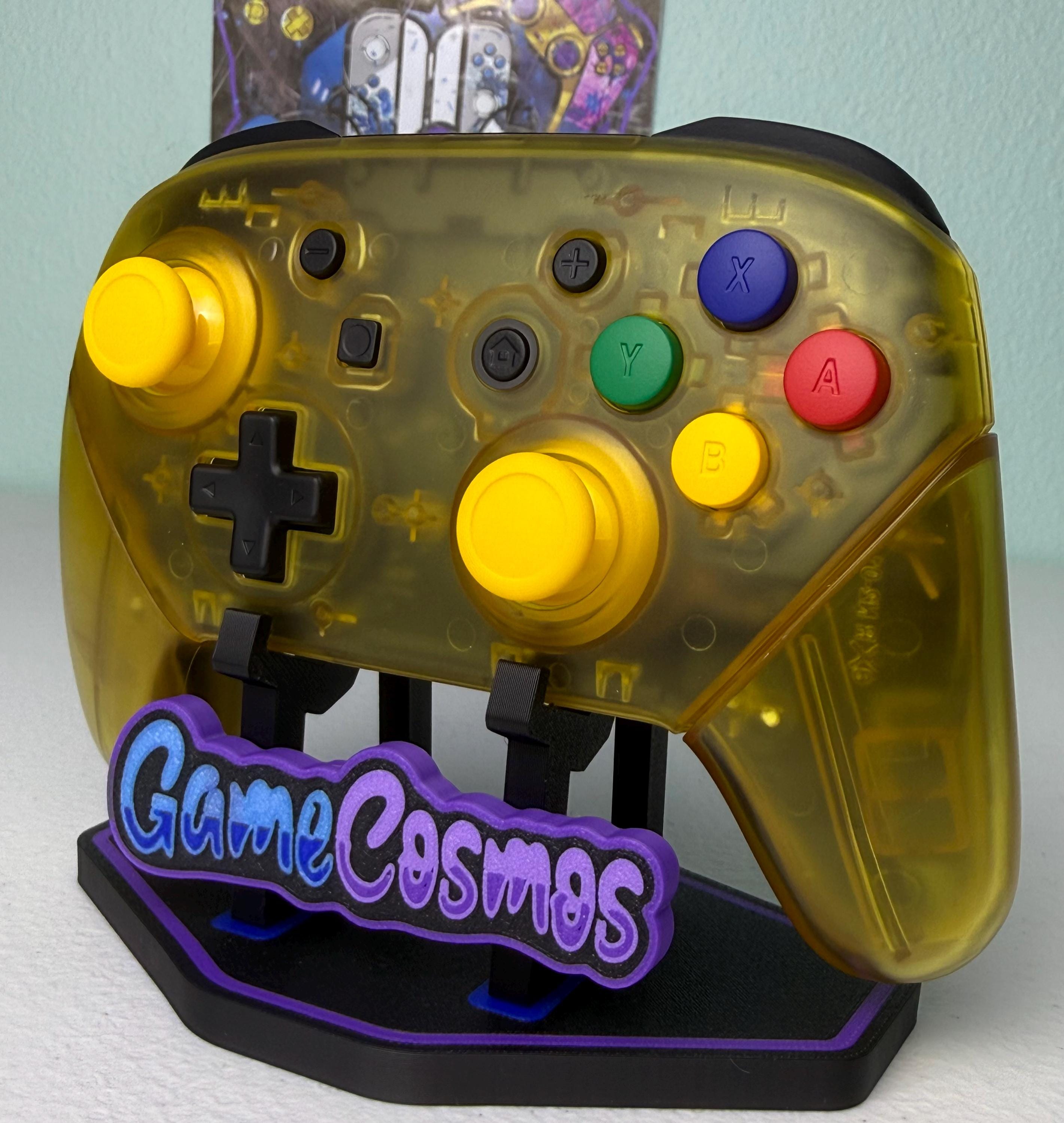 Transparent Yellow - Colorful ABXY - Wireless Pro Controller for The Switch Or PC - Image 3
