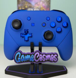 Deep Blue - Chrome Blue Accents - Wireless Pro Controller for The Switch Or PC