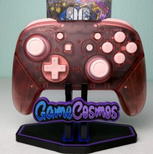 Clear Cherry Pink - Pink Accents - Wireless Pro Controller for The Switch Or PC