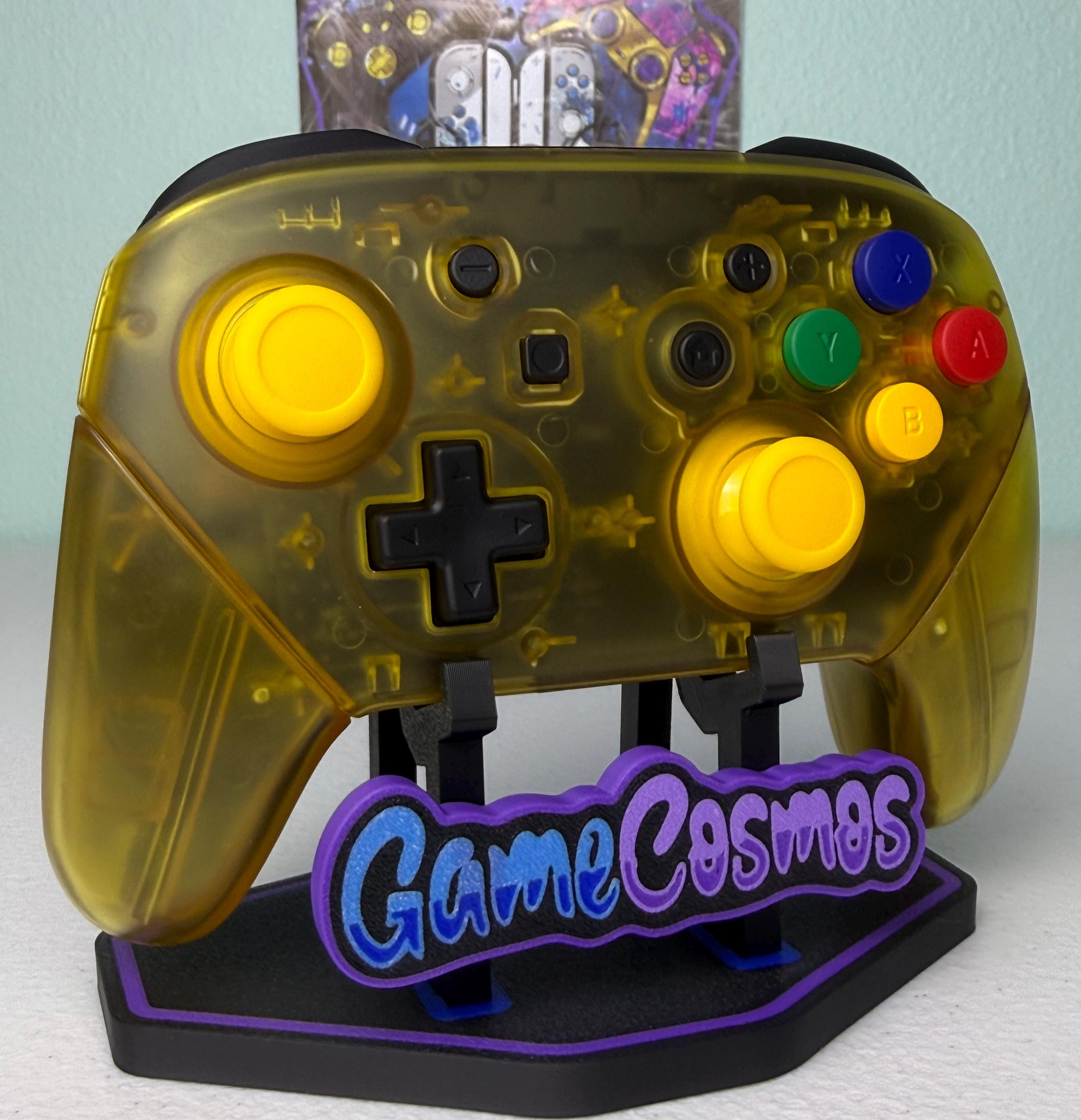 Transparent Yellow - Colorful ABXY - Wireless Pro Controller for The Switch Or PC - Image 2