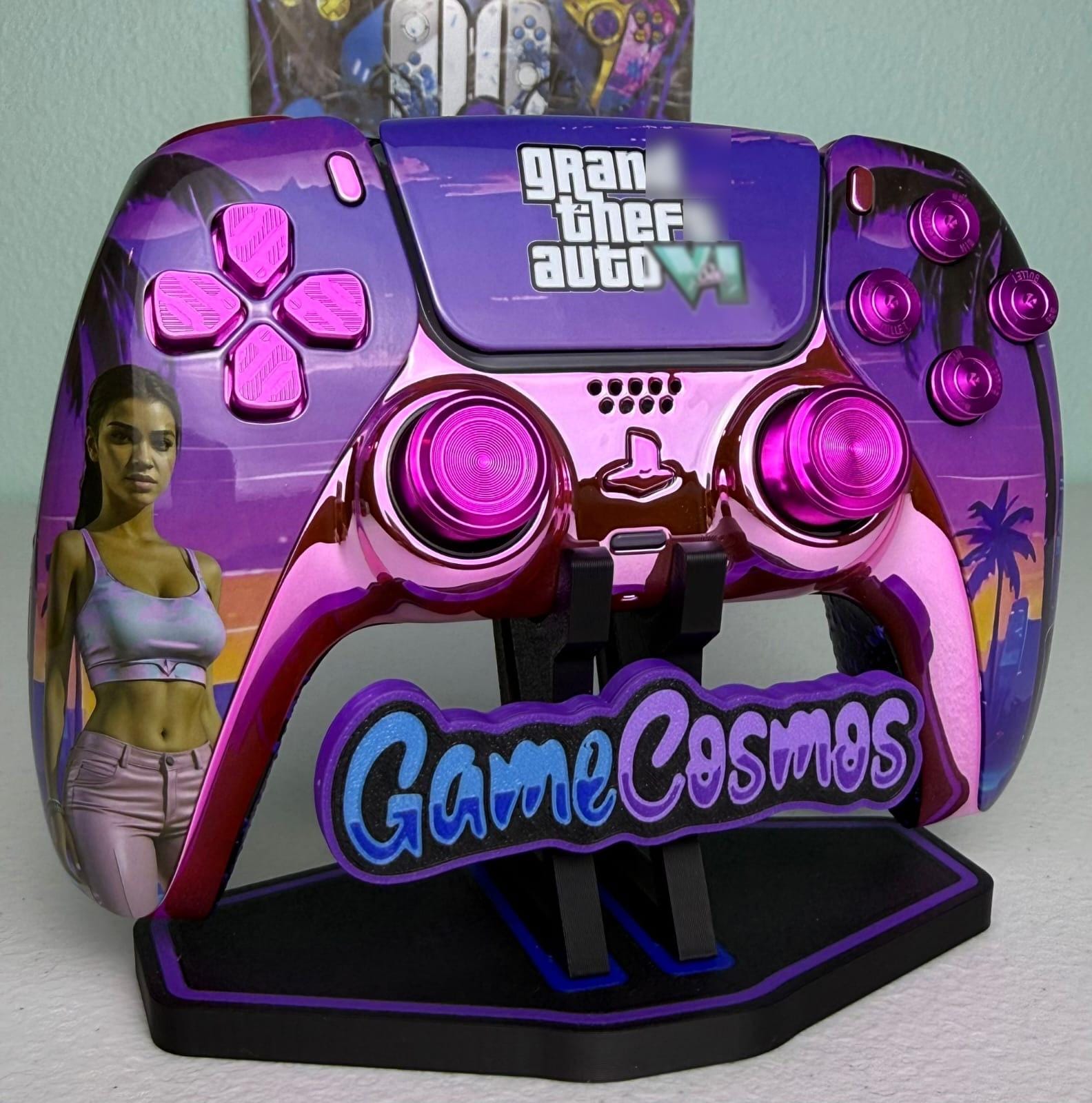 Miami Summer Nights - Real Metal - Custom Wireless Controller for PS5 Or PC - Image 2