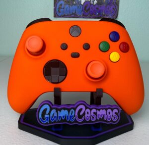 Bright Orange Soft Touch Colorful ABXY - Custom Wireless Controller for Xbox Or PC