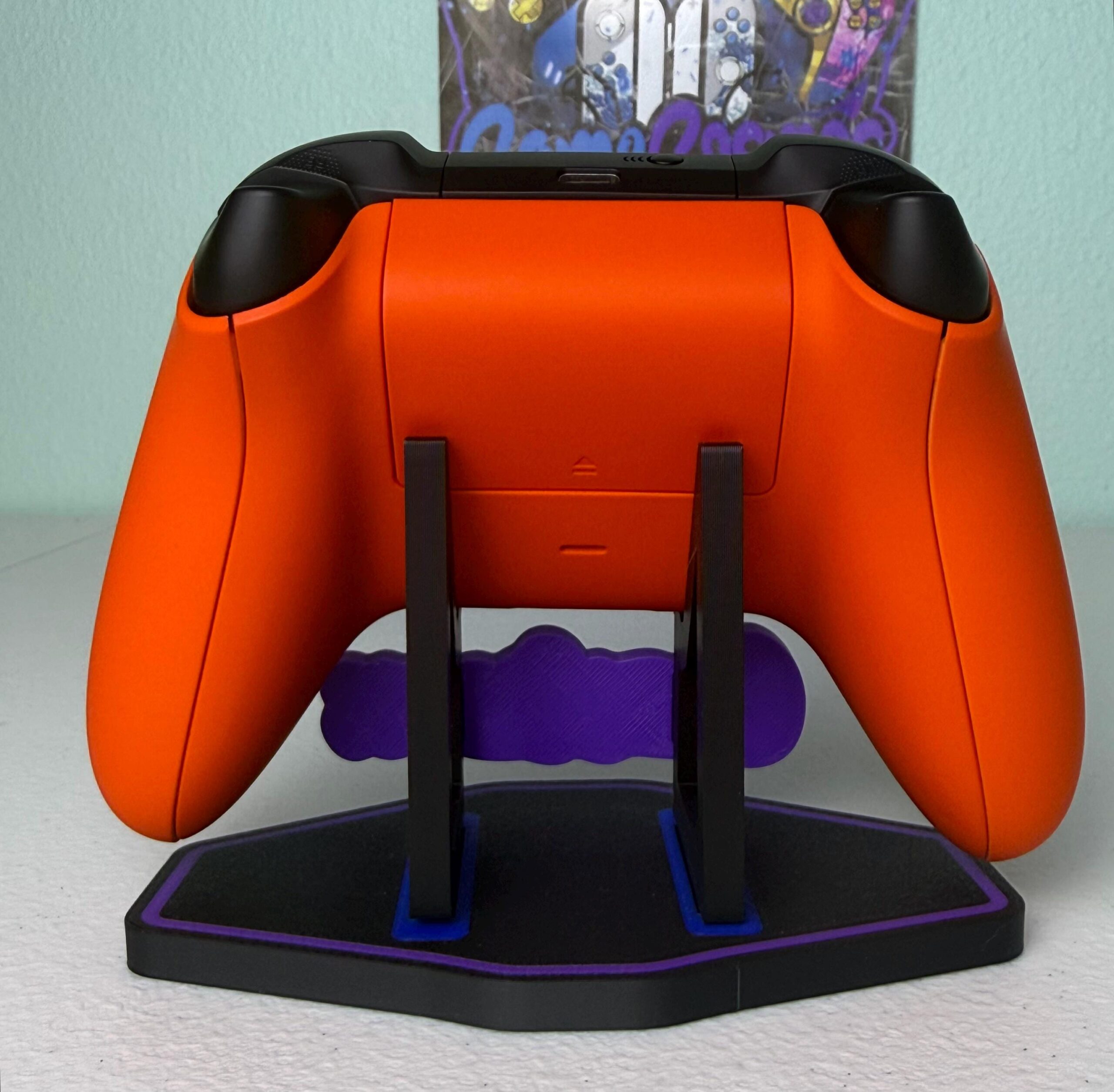 Bright Orange Soft Touch Colorful ABXY - Custom Wireless Controller for Xbox Or PC - Image 4