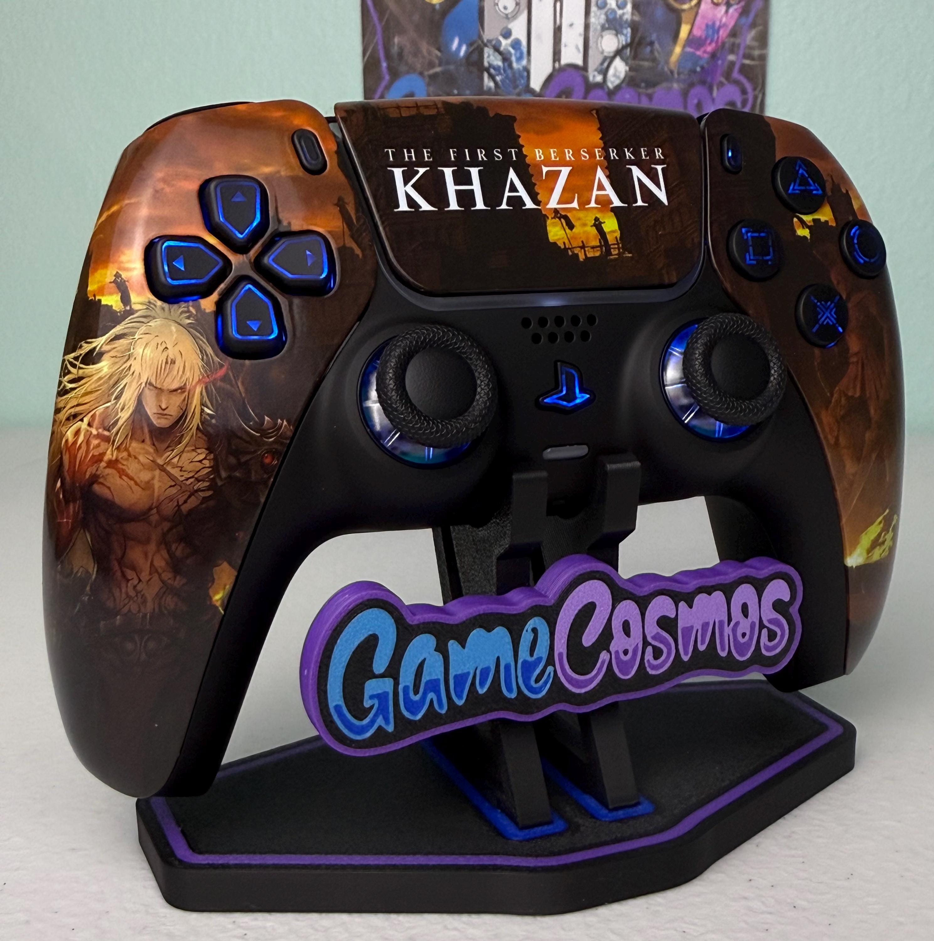 Khazan Berserker - Glossy Finish - Custom Wireless Controller for PS5 Or PC - Image 2