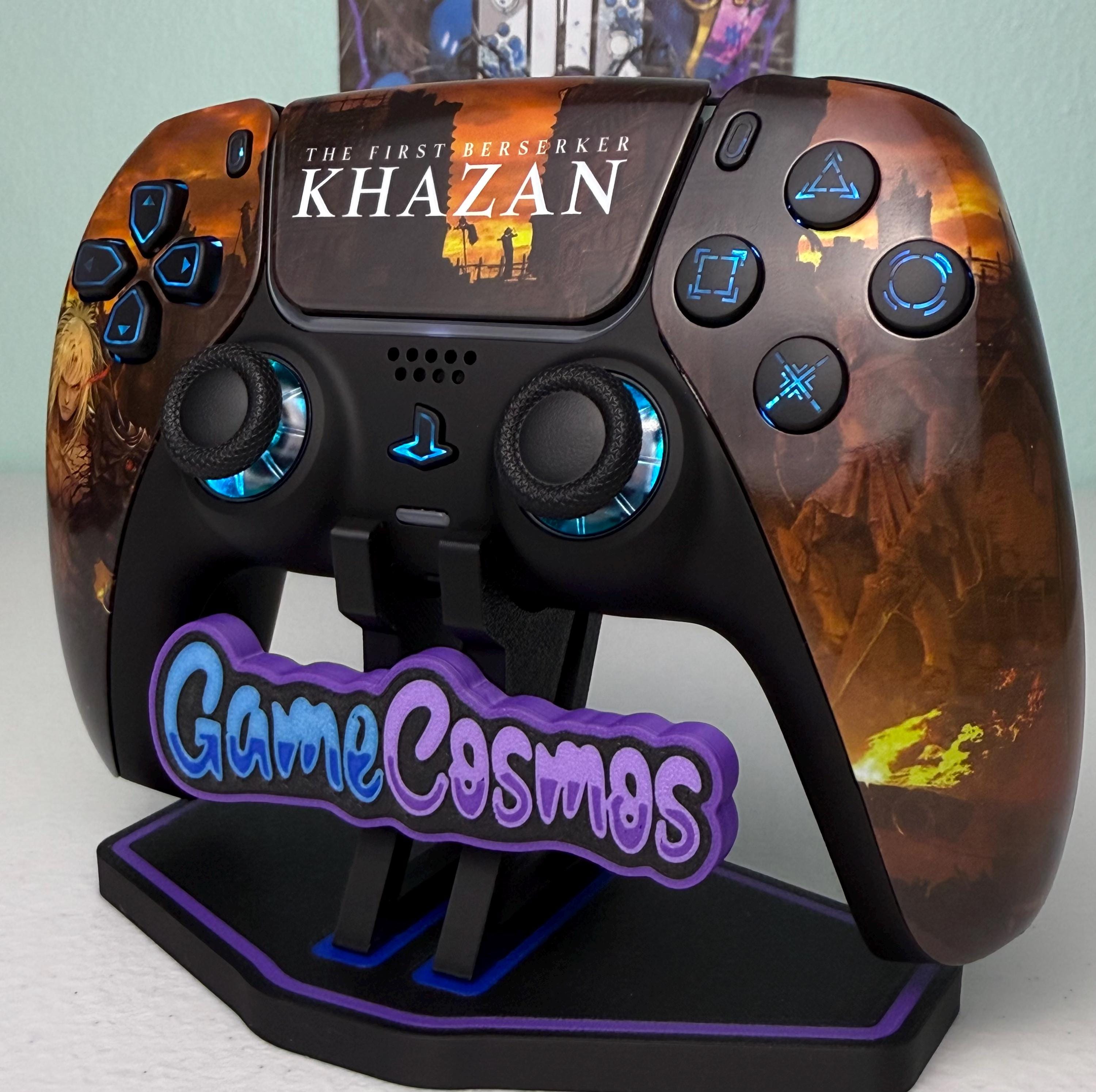 Khazan Berserker - Glossy Finish - Custom Wireless Controller for PS5 Or PC - Image 4