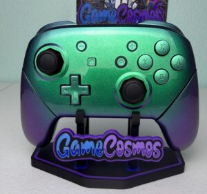 Green Chameleon - Gated Sticks - Wireless Pro Controller for The Switch Or PC