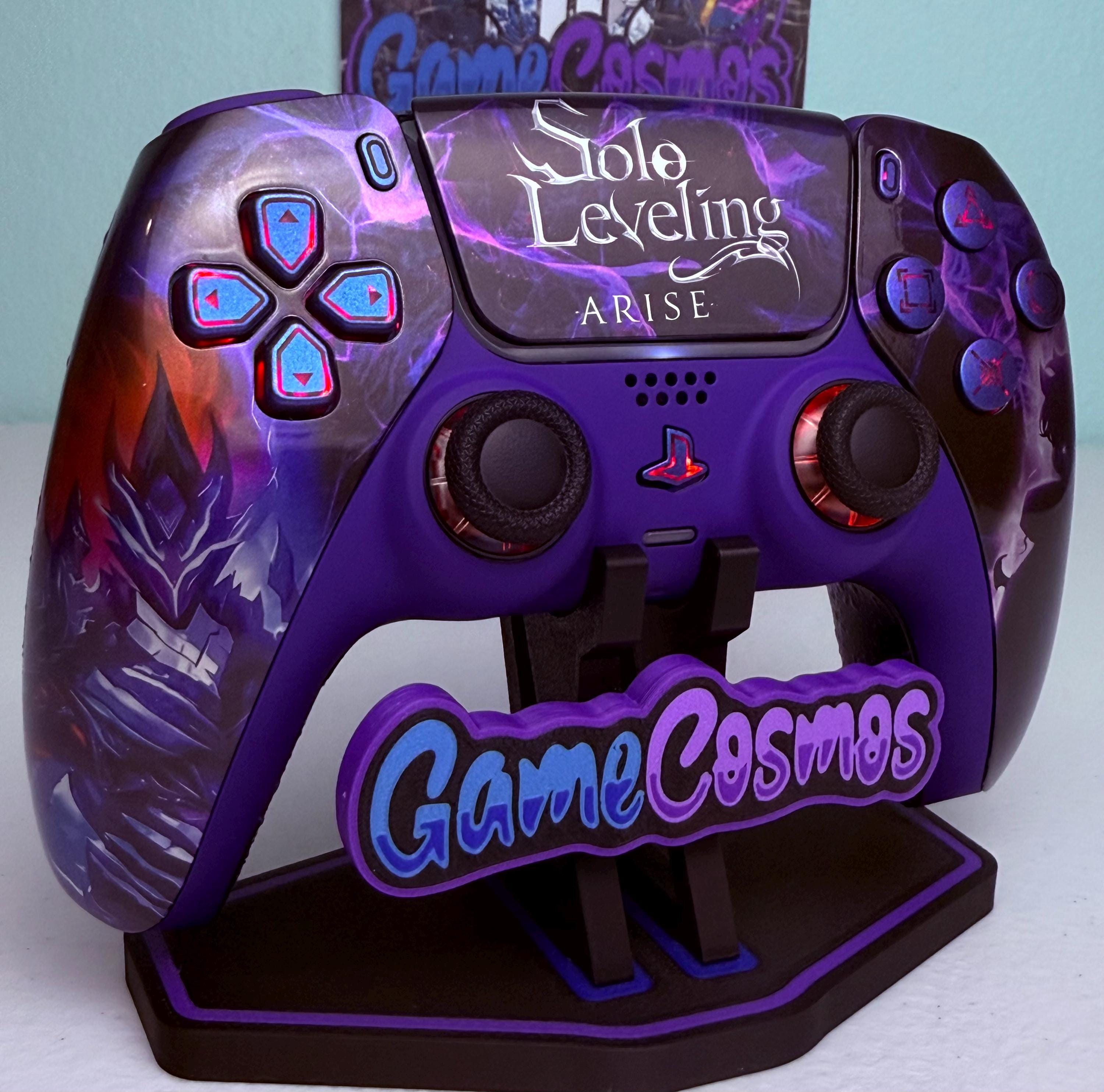 Anime Manga Leveling - Glossy Finish - RGB LED - Custom Wireless Controller for PS5 Or PC - Image 5