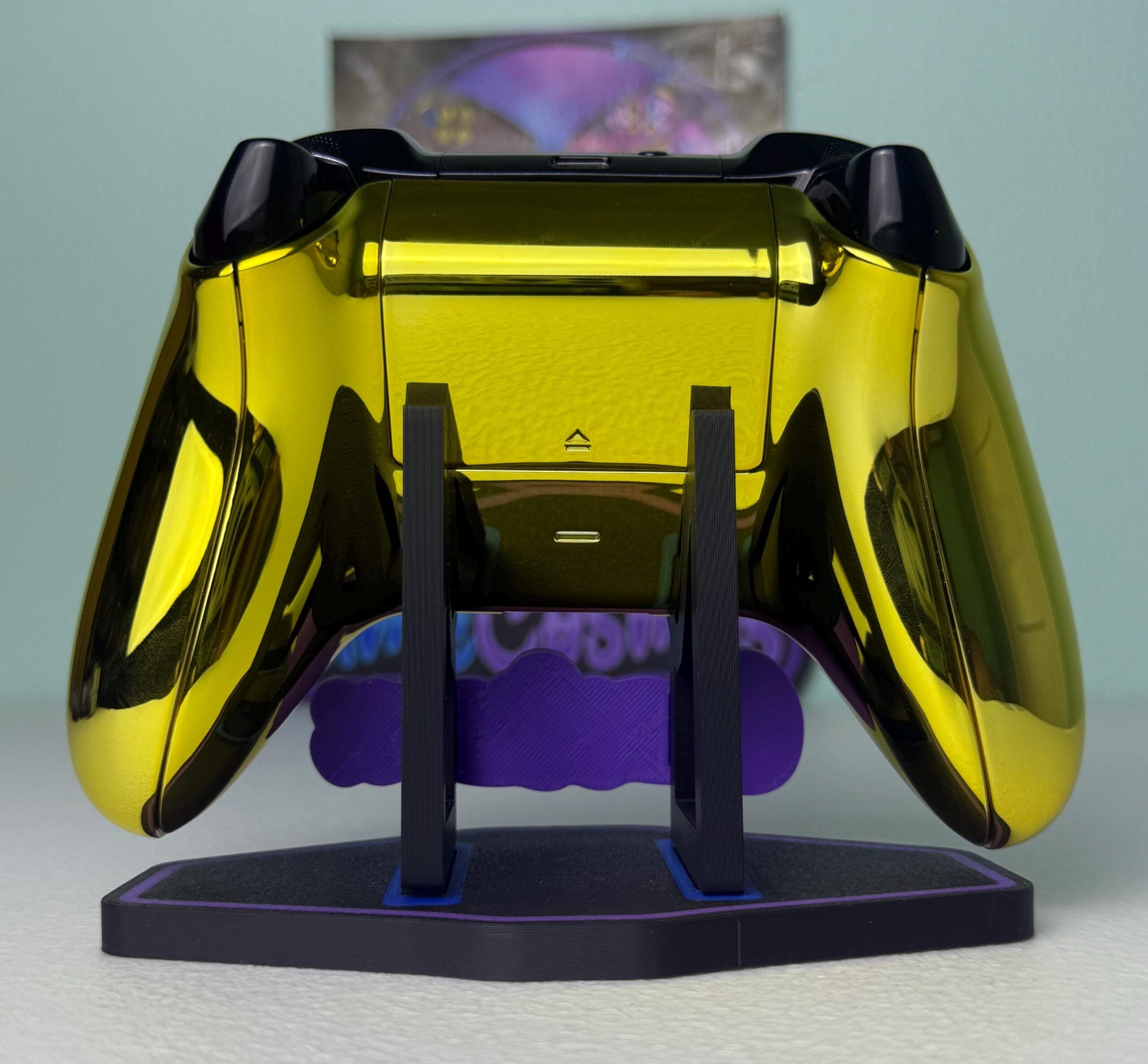 Chrome Gold - Black Chrome Accents - Custom Wireless Controller for Xbox Or PC - Image 4