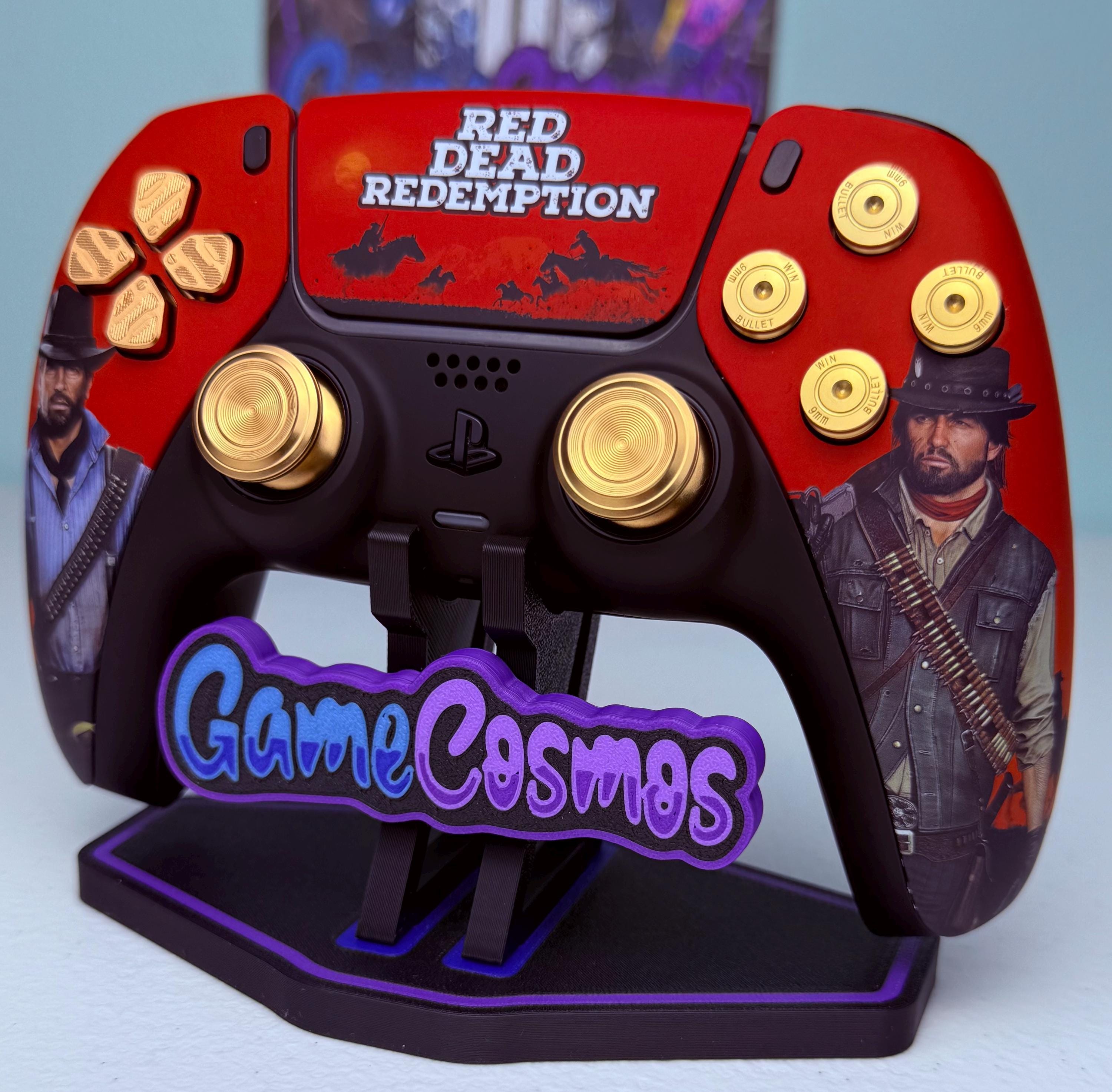 Western Shooter - Real Metal - Custom Wireless Controller for PS5 Or PC - Image 4